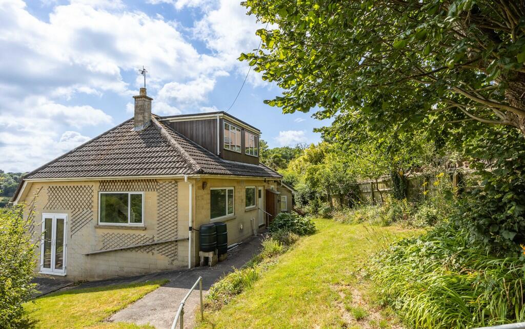 Rear of property