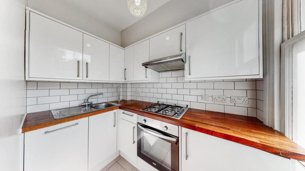 Hardwood worktops modern fitted kitchen