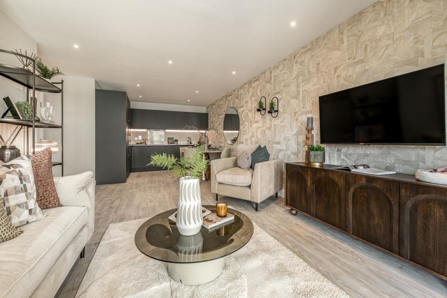 Wren Show Apartment Open Plan Living