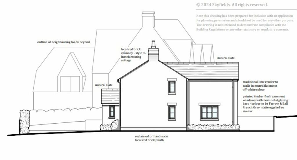 SIde (West) Elevation