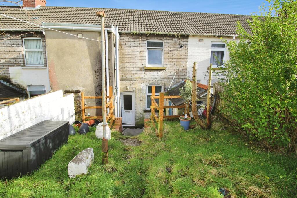 Rear of house