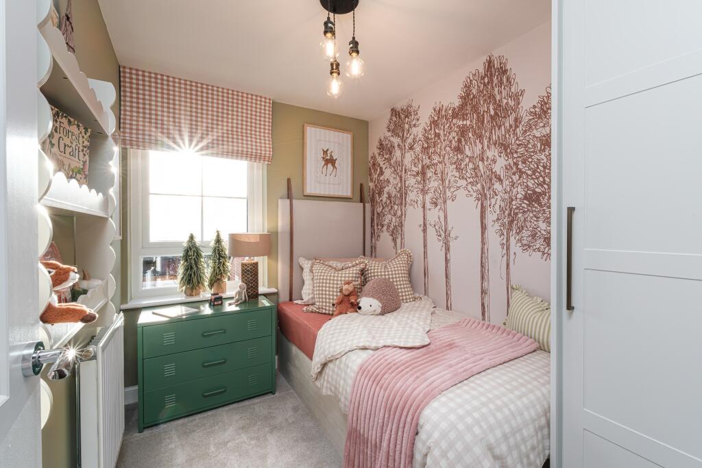 Interior view of bedroom 3 in our Moresby home