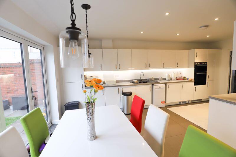 Dining area and bifolds
