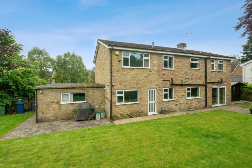 Rear of house