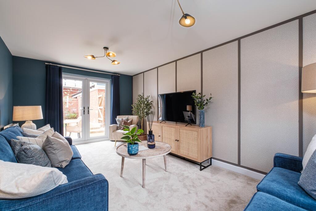 Interior view of the lounge in our 4 bed Alderney home