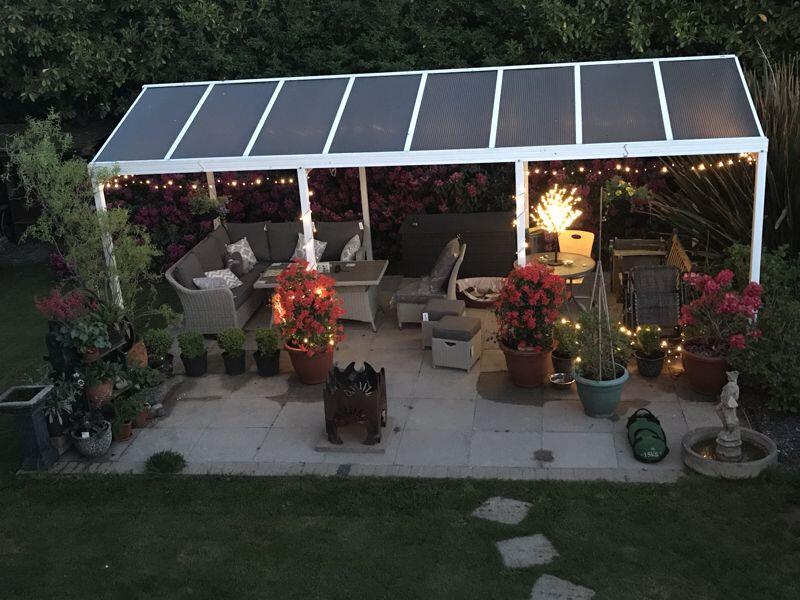 Side Garden Night 