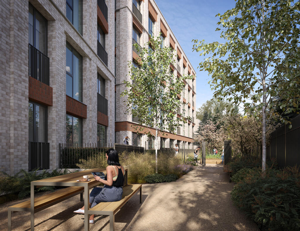 CGI Sheepcote Road Communal Gardens