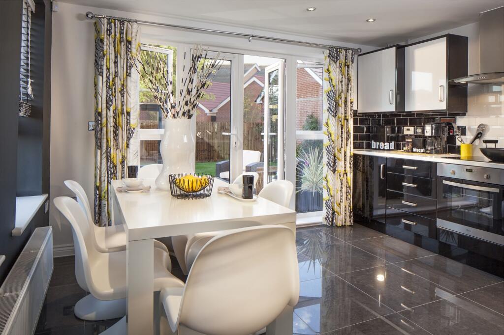 Kitchen with French Doors
