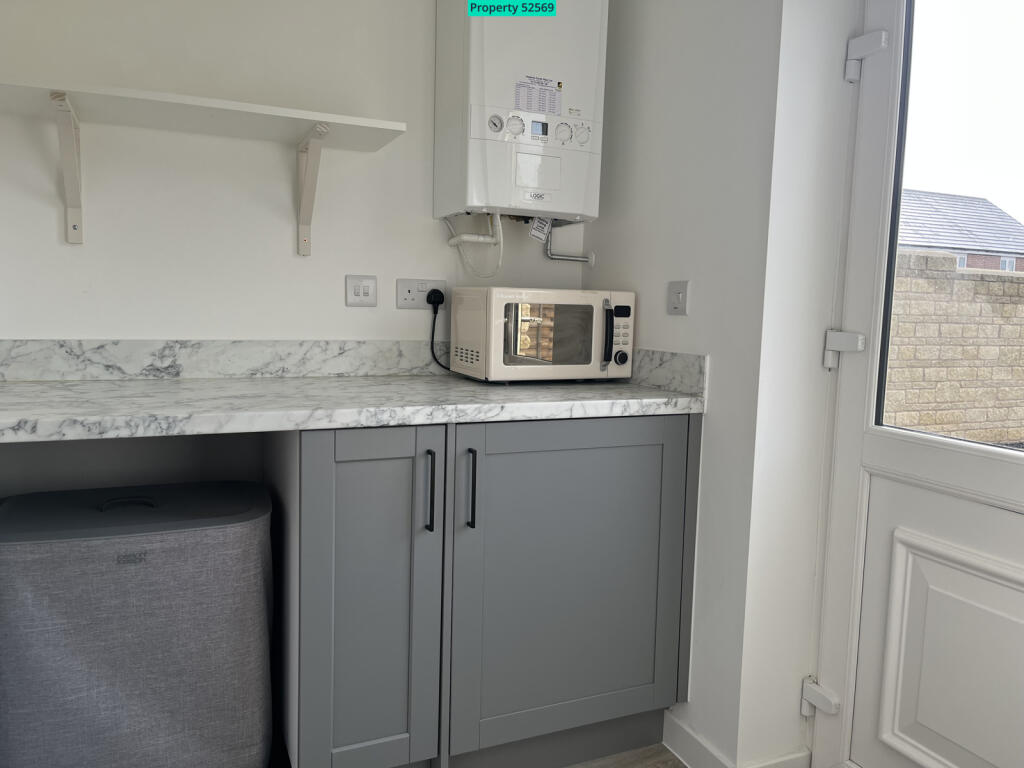 Separate utility with rear access