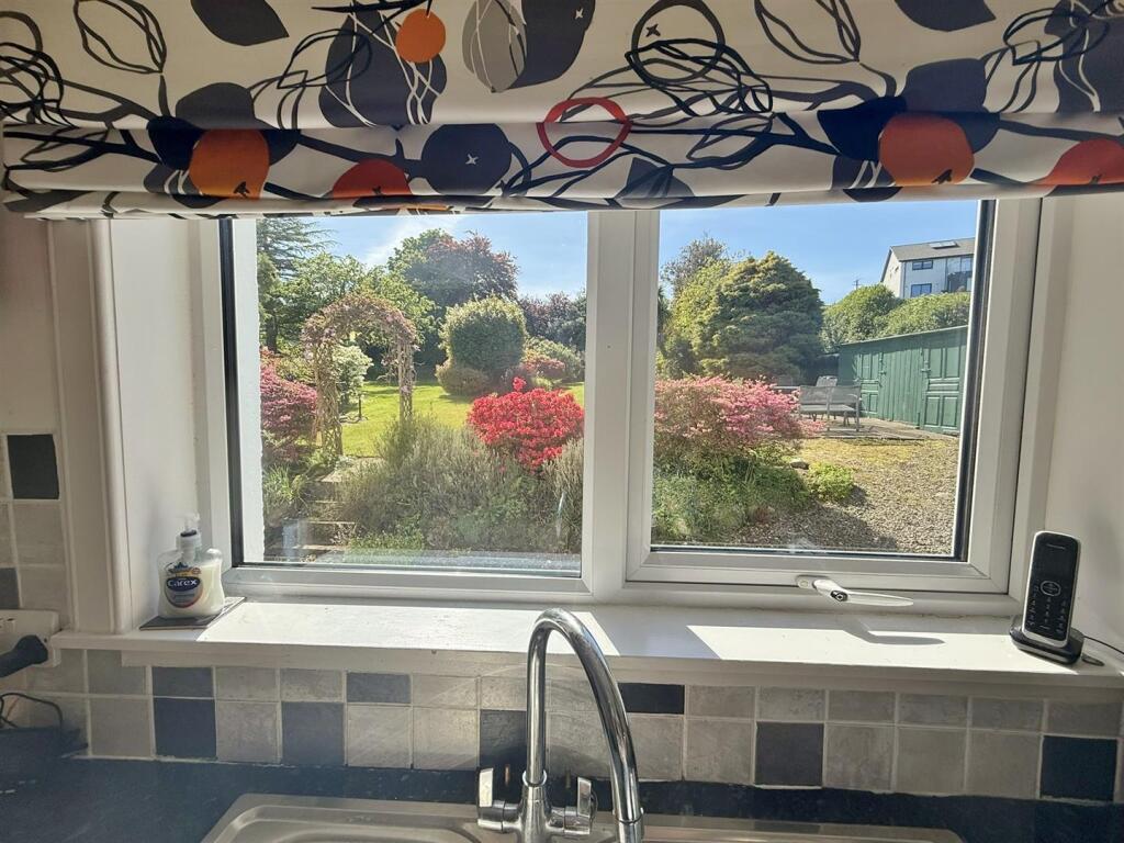 Kitchen view to gardens