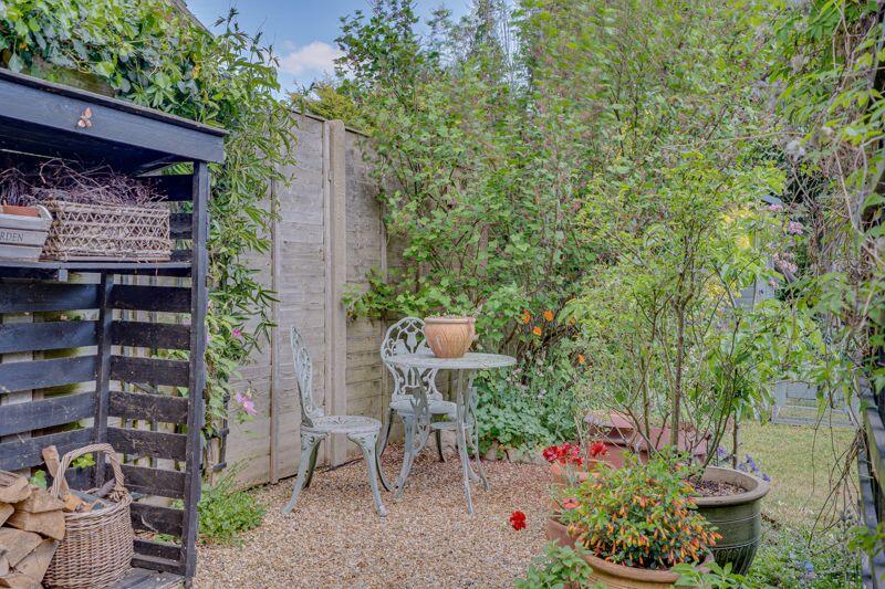Seating area to rear garden