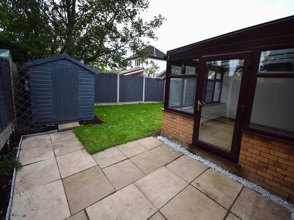Rear garden