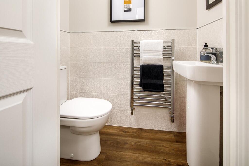 Convenient downstairs cloakroom