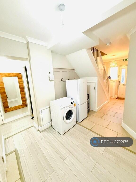 Hallway, Washing Machine, Fridge Freezer.