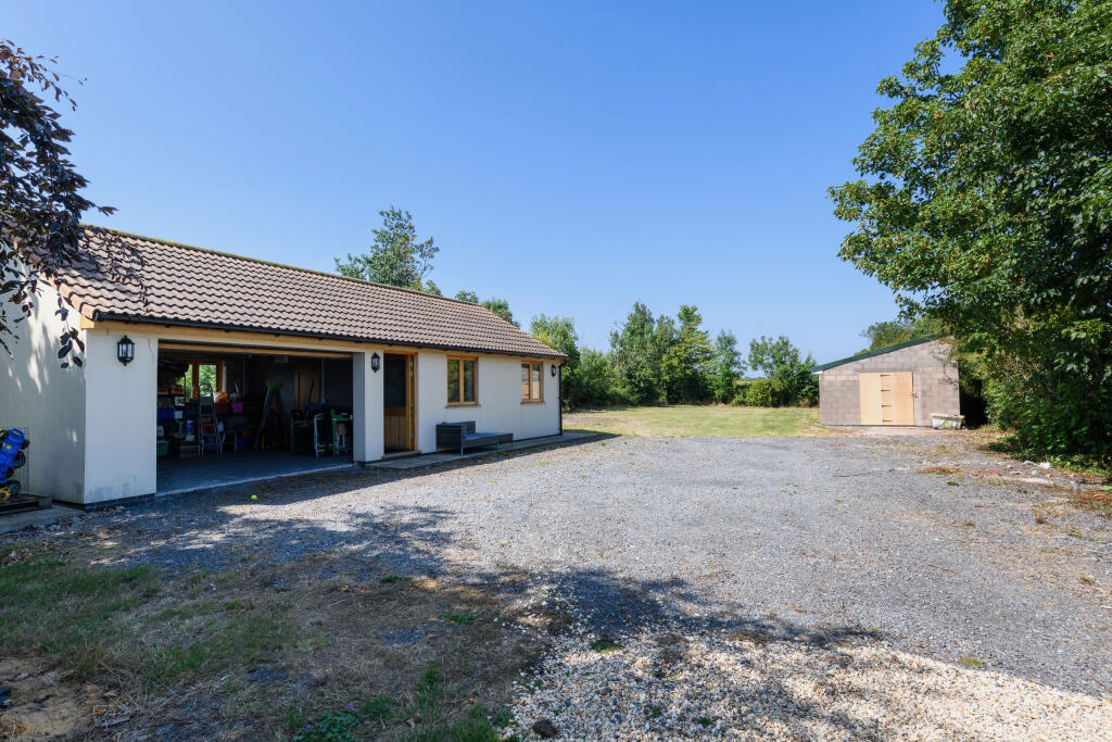 Garage, studio and outbuildings