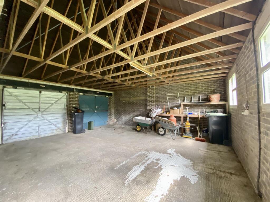Inside of garage