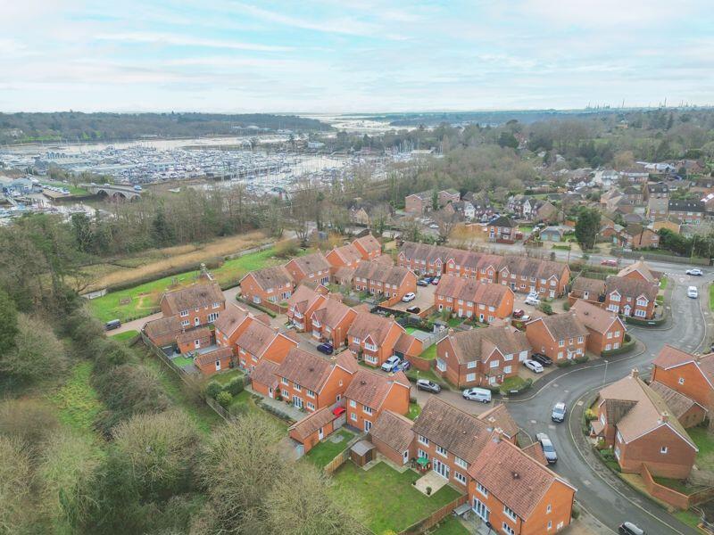 Aerial view to the water