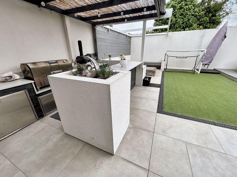 Outside kitchen area