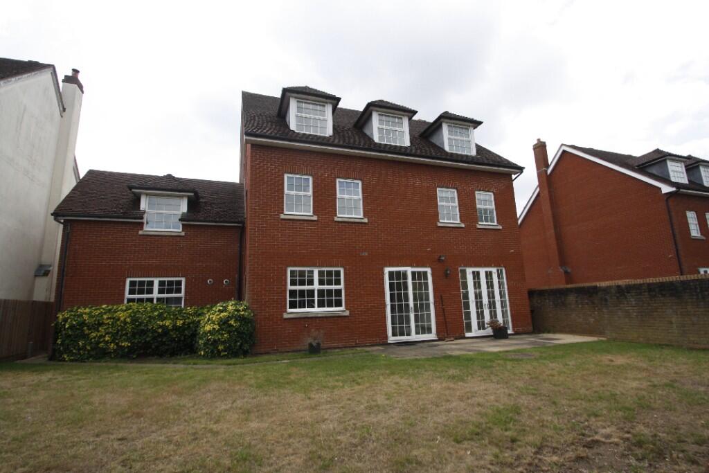 Rear of house