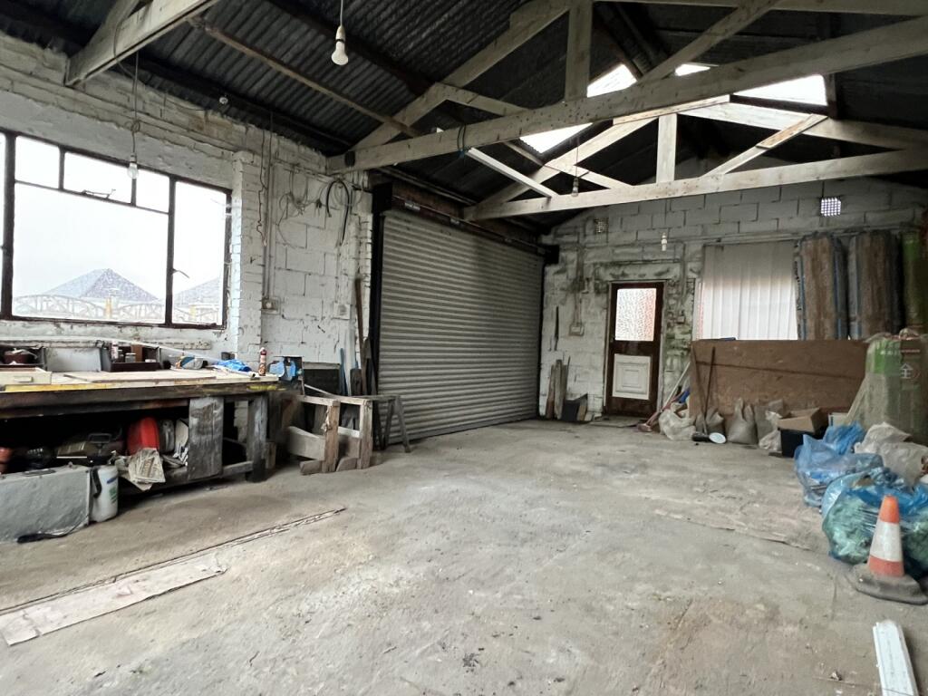 Detached double garage
