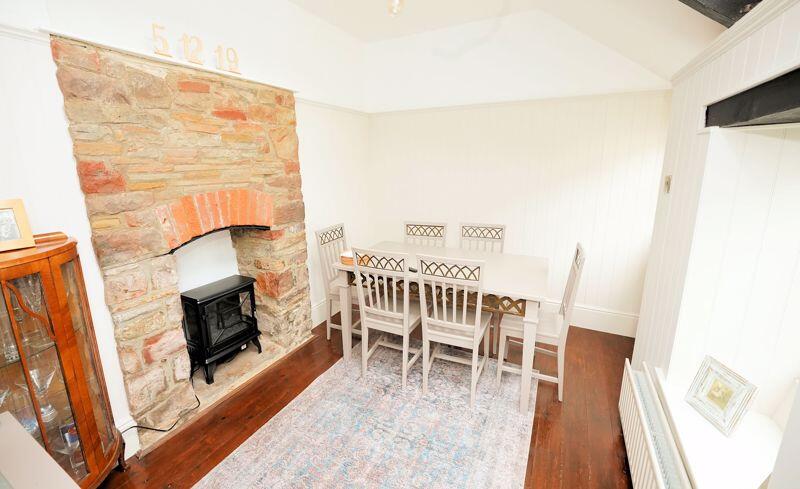 Dining room - vaulted ceiling