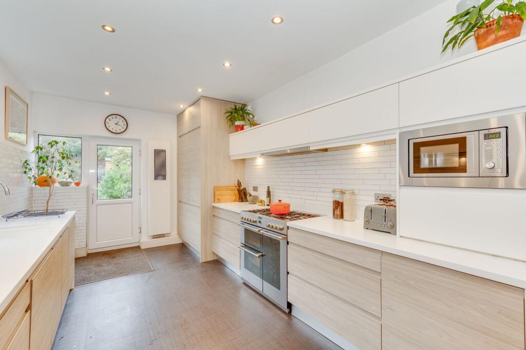 KITCHEN, DINER AND LIVING ROOM