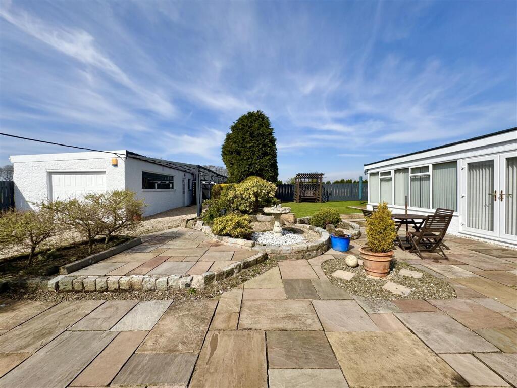 Rear garden