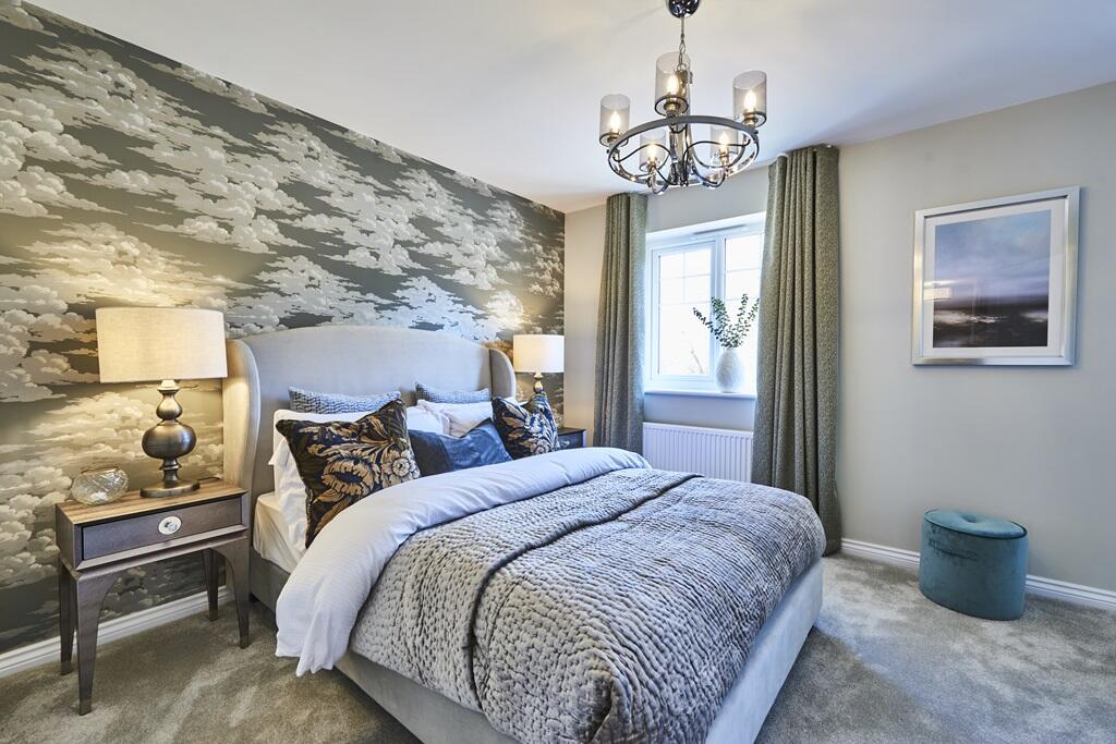 Relax in the master bedroom