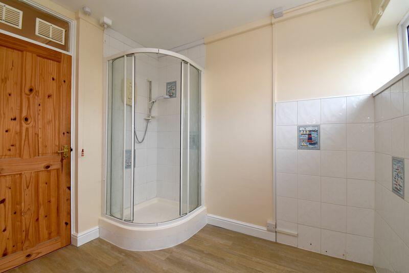 Downstairs shower room
