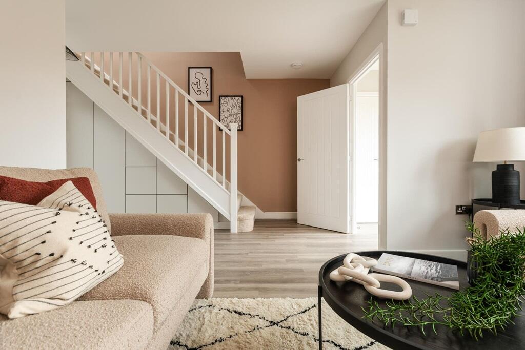 There's space for fitted understairs storage