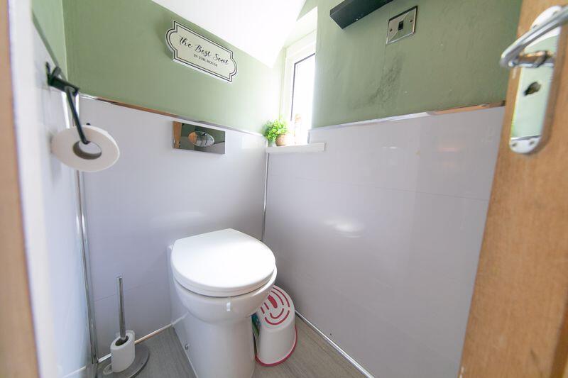 Under stair washroom