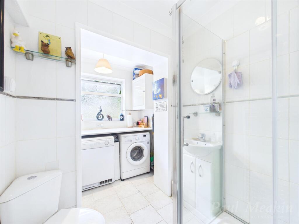 Downstairs shower room/utility