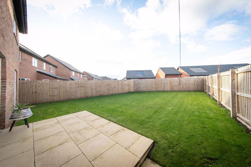 Expansive private garden