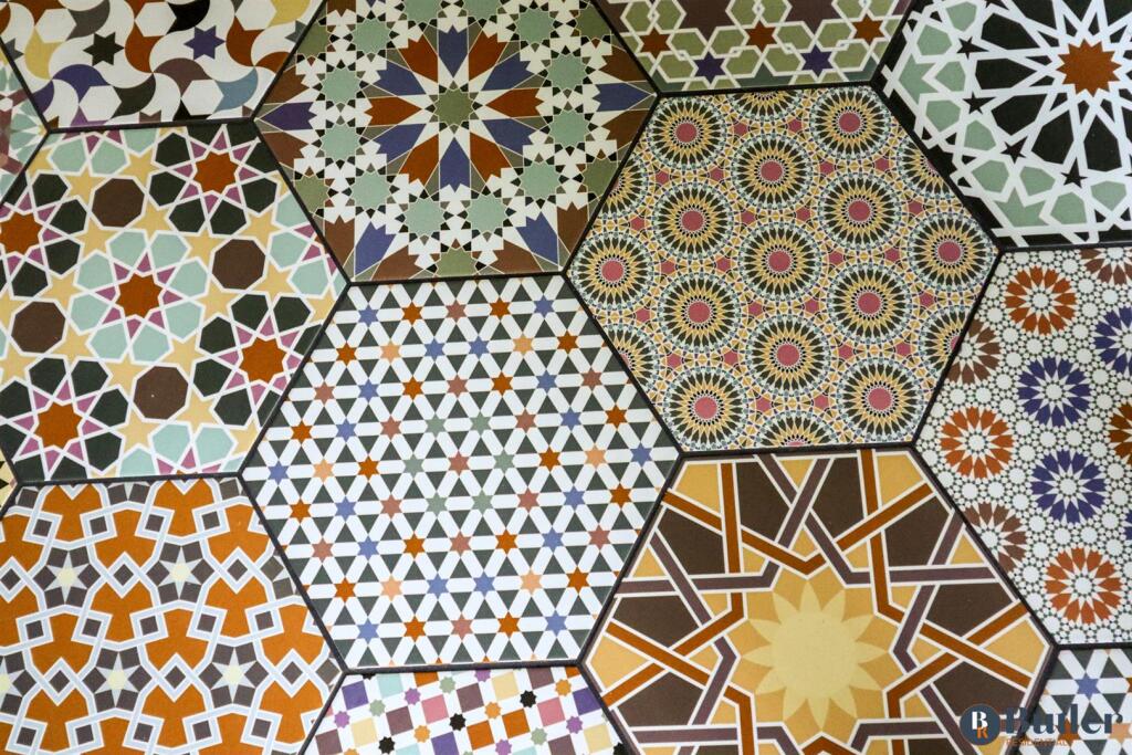 Floor tiles detail