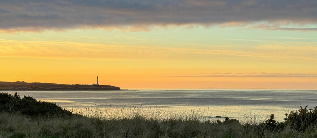 Lossiemouth Sunset Sillouette.JPG