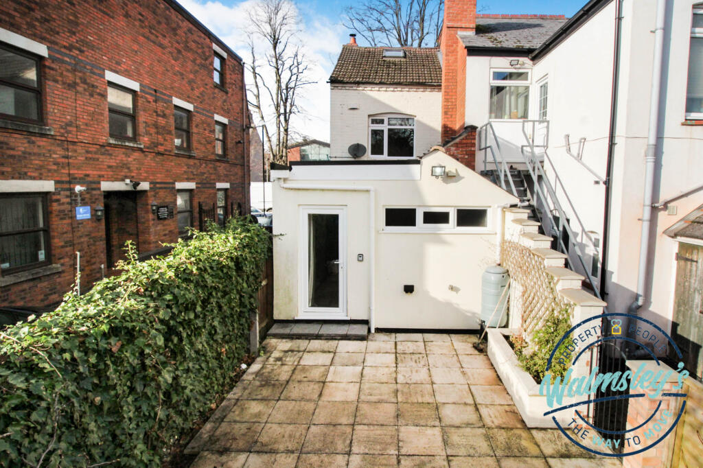 Patio &amp; rear elevation