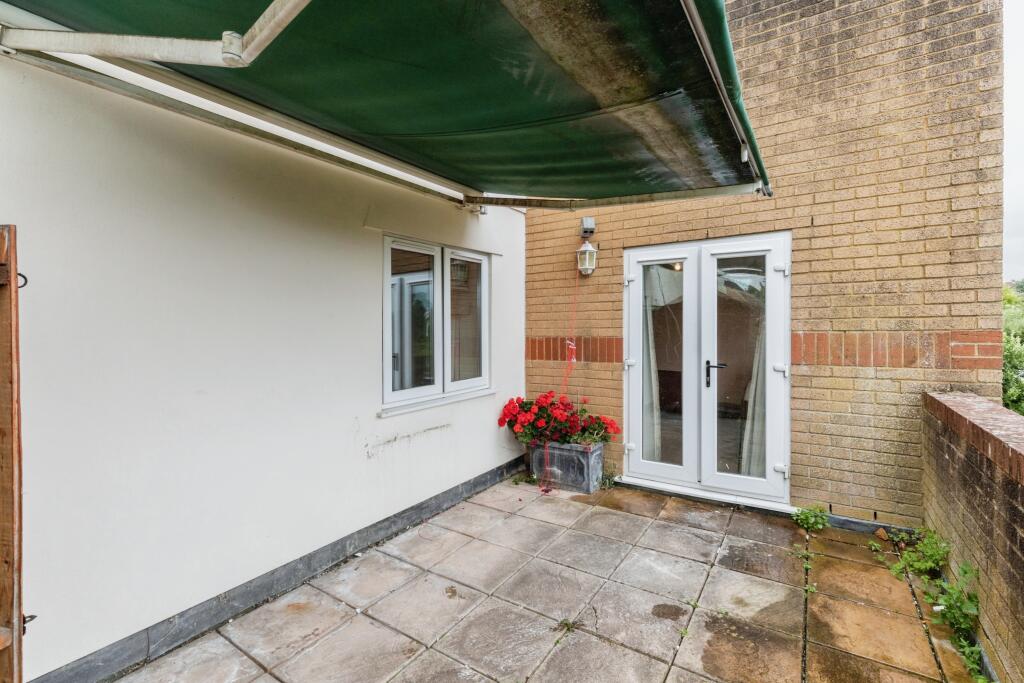 Terrace with awning