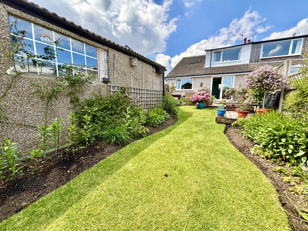 Rear of house