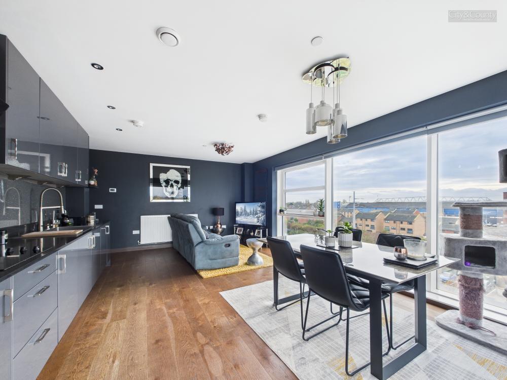 Kitchen/Living/Dining Area