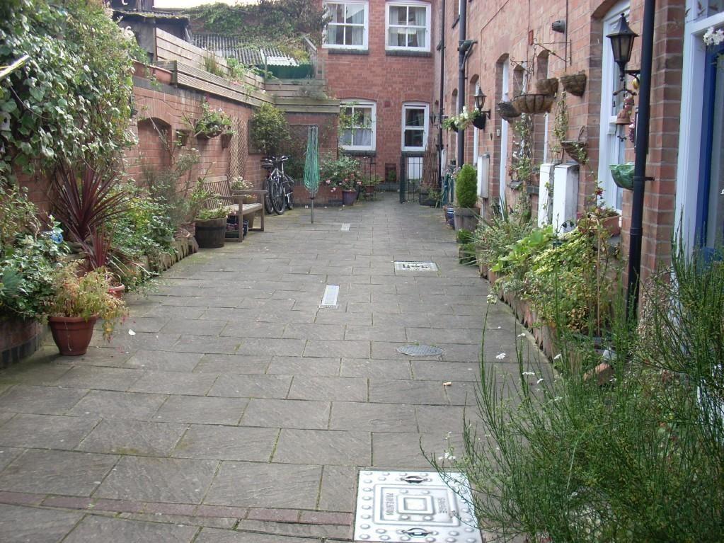 View from stairs