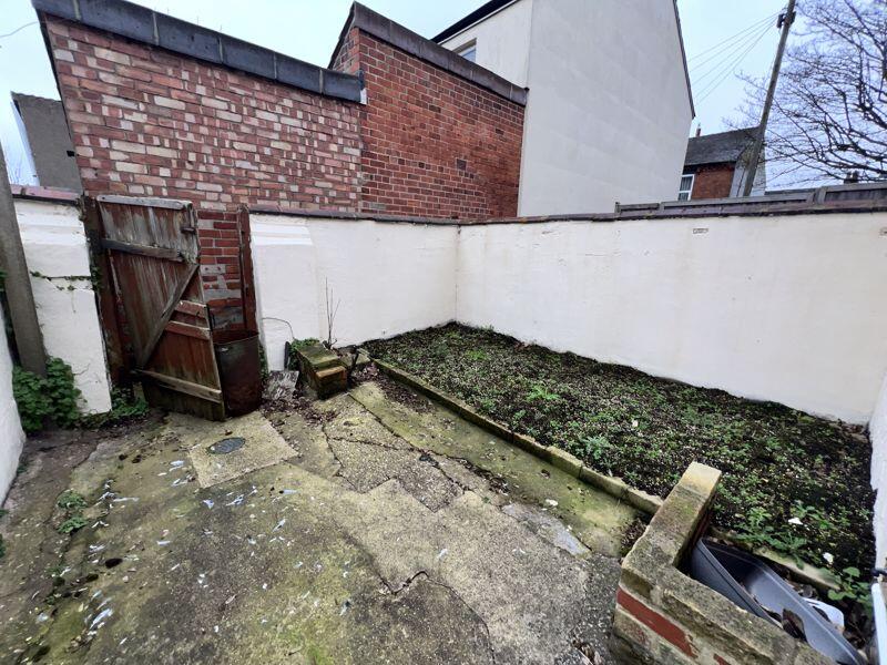 Rear courtyard garden