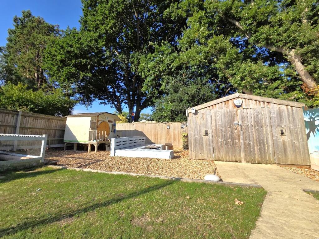 Rear garden