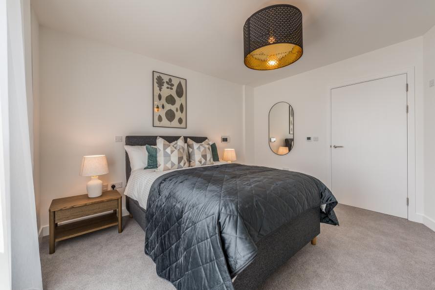 Lampton 1 bed Bedroom - April