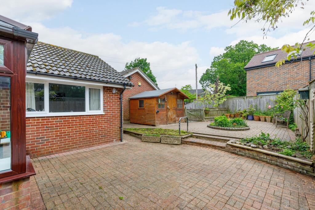 Large patio