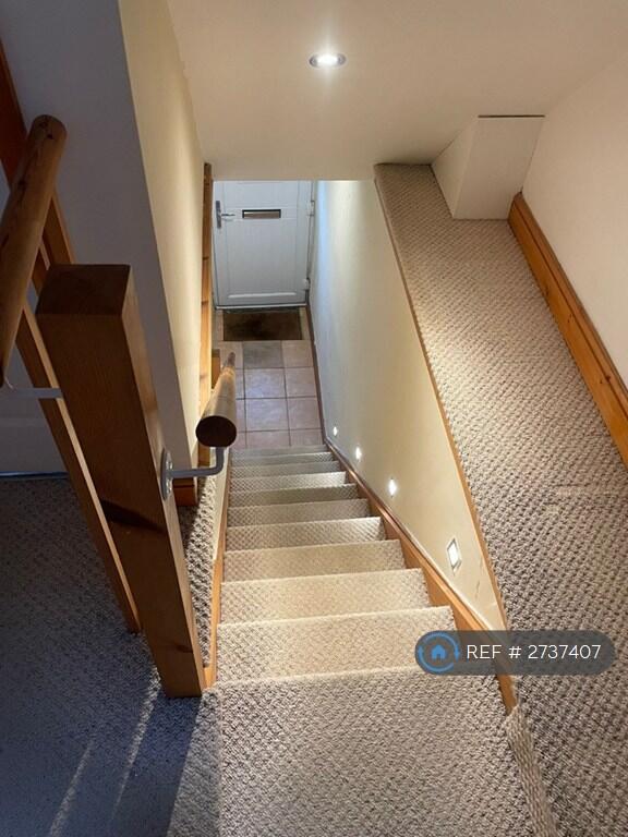 Stairs.