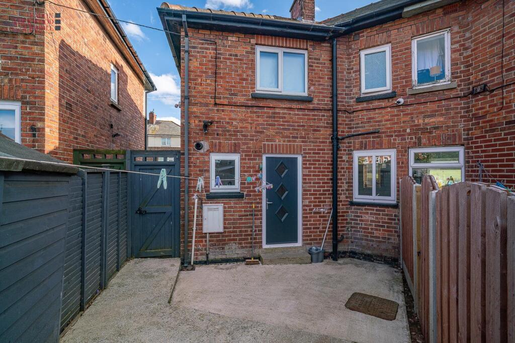Rear of house