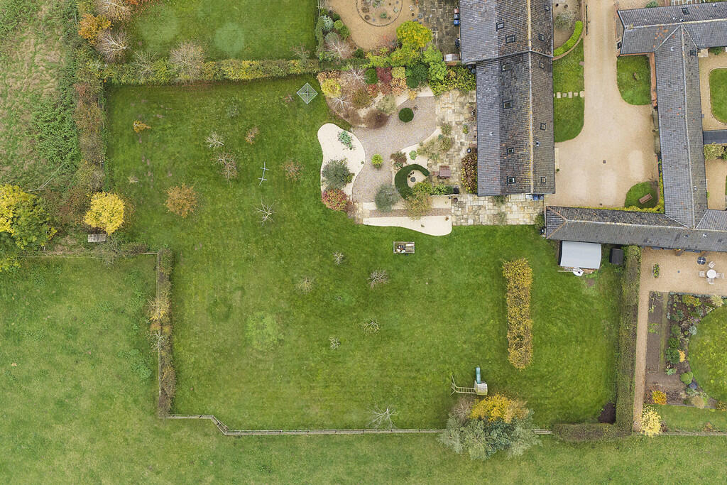 Manor Barn aerial...