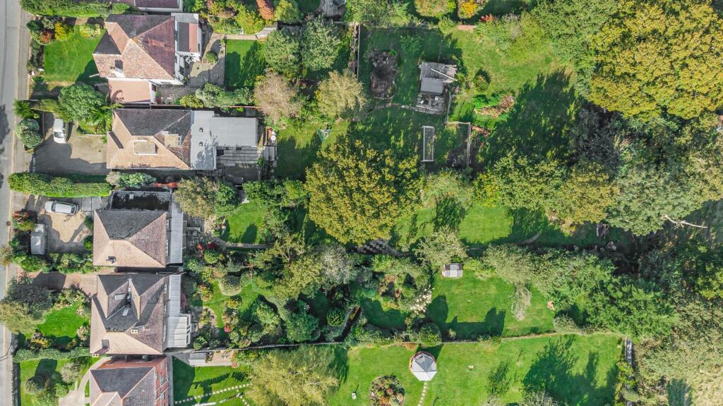 Birds eye of the garden