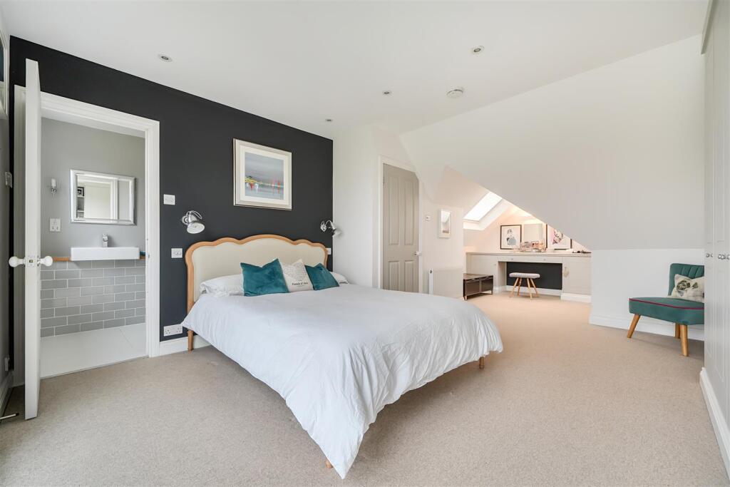 Master bedroom and ensuite