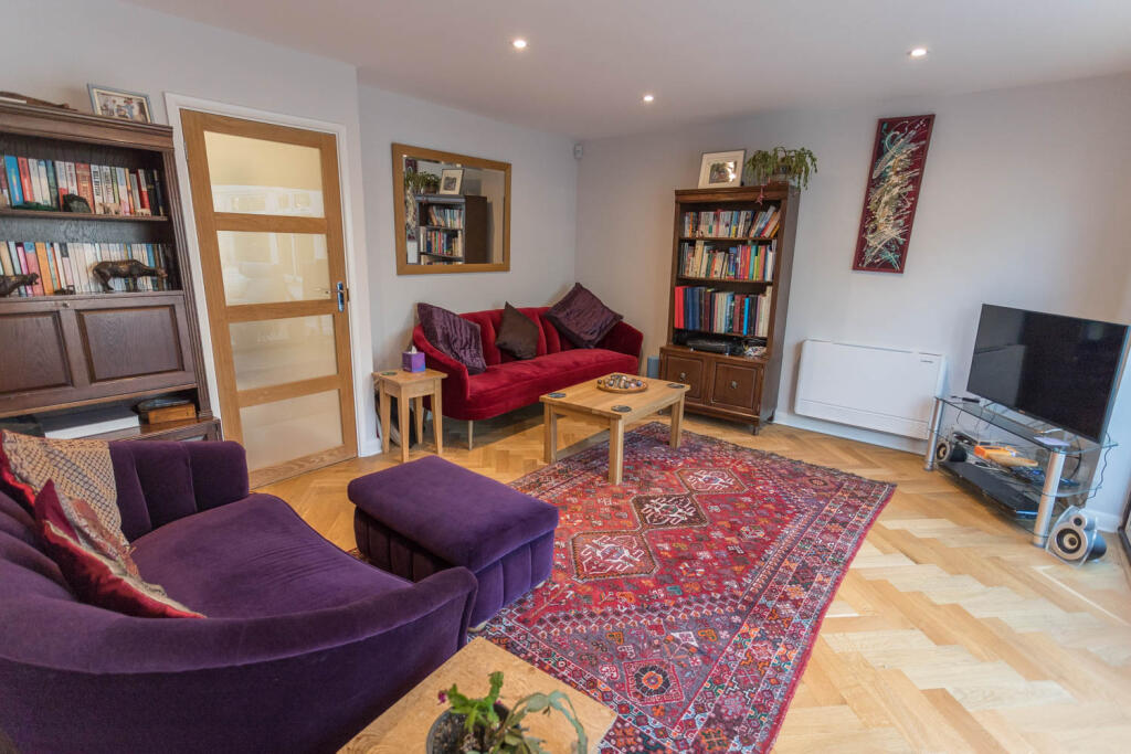 Living Room with lovely floor